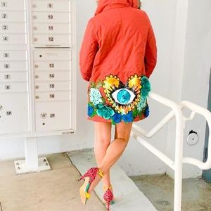 SEQUINS PARKA JACKET Active